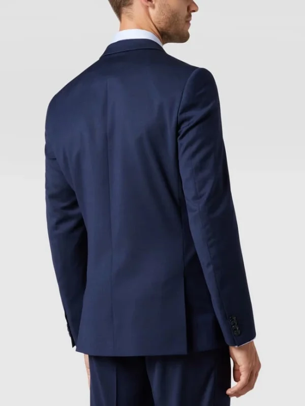 Rabatt ⌛ Matinique Slim FIt 2-Knopf-Sakko Mit Stretch-Anteil Modell ‘George’ – Marineblau ? 6