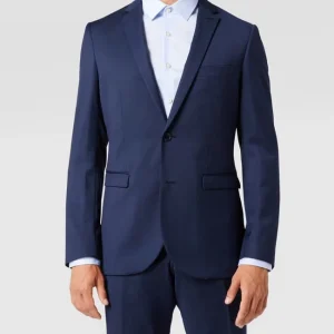 Rabatt ⌛ Matinique Slim FIt 2-Knopf-Sakko Mit Stretch-Anteil Modell ‘George’ – Marineblau ? 13