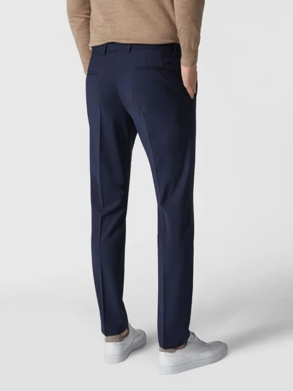 Besorgen ? Strellson Business-Hose Mit Stretch-Anteil – Blau ? 6