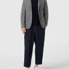 Auslauf ? BOSS Slim Fit 2-Knopf-Sakko Mit Strukturmuster Modell ‘Hanry’ – Marineblau ? 17