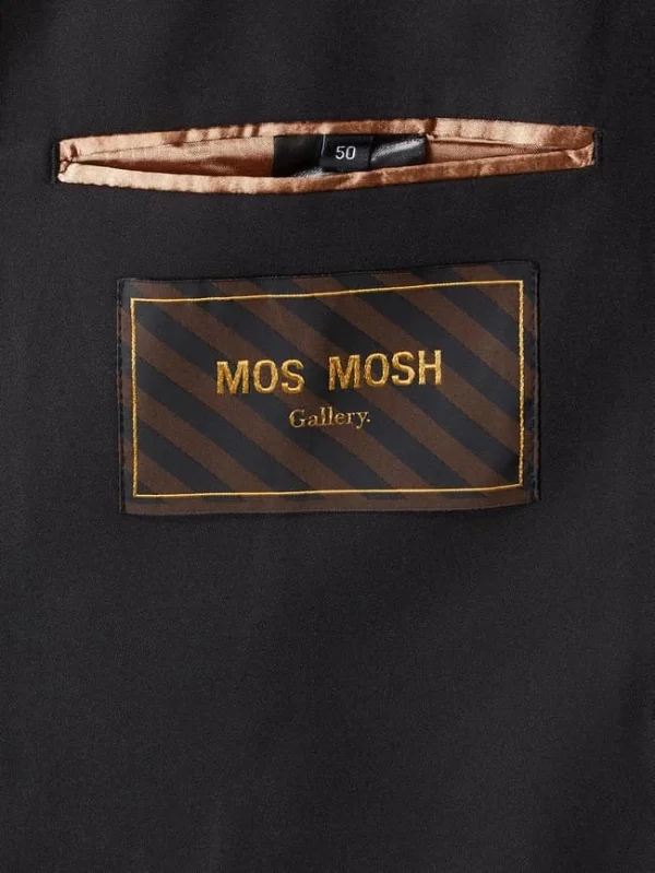 Angebote ? MOS MOSH Slim Fit 2-Knopf-Sakko Mit Stretch-Anteil Modell ‘Blair’ – Schwarz ? 8