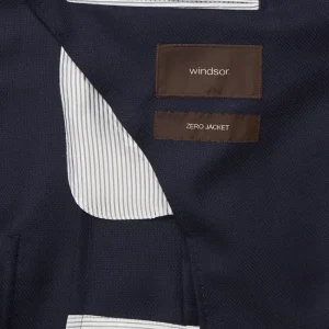 Beste Bewertungen von ? Windsor Shaped Fit 2-Knopf-Sakko Aus Schurwolle Modell ‘Giron’ – Marineblau ? 18