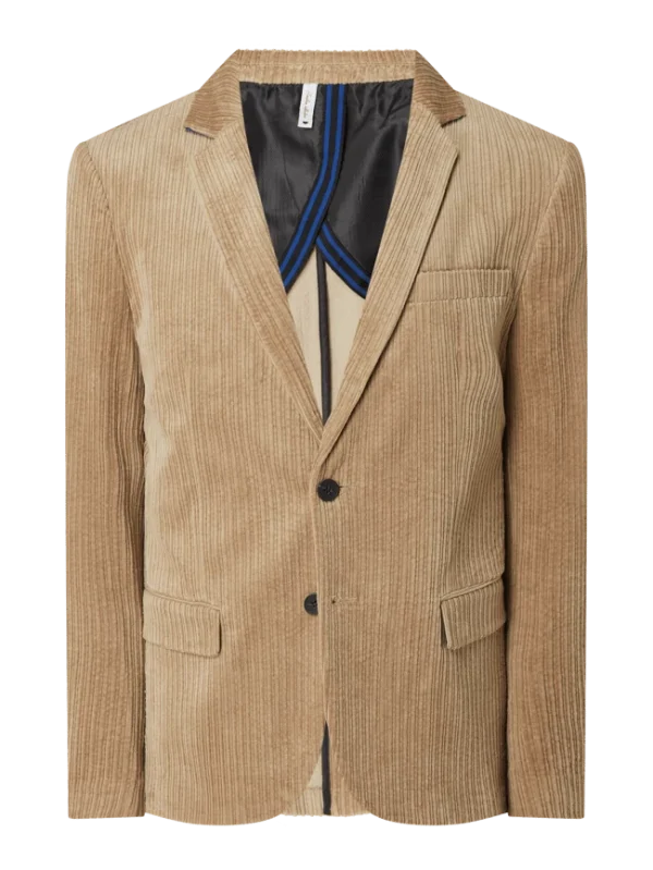 Brandneu ? Antony Morato Slim Fit 2-Knopf-Sakko Aus Cord ‘Zelda’ – Beige ? 3