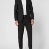 Besorgen ✨ Selected Homme Slim Fit 2-Knopf-Sakko Mit Stretch-Anteil Modell ‘Josh’ – Schwarz ✔️ 23