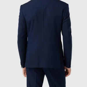 Beste Bewertungen von ? S.Oliver BLACK LABEL Slim Fit 2-Knopf-Sakko Mit Webstruktur – Marineblau ? 15