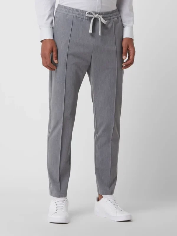 Budget ? Windsor Jogpants Mit Stretch-Anteil Modell ‘Nostro’ – Hellgrau ? 5