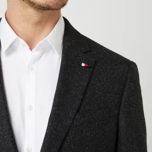 Beste Bewertungen von ? Tommy Hilfiger Slim Fit 2-Knopf-Sakko Mit Stretch-Anteil – Anthrazit ? 12