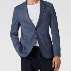 Bester Verkauf ? Baldessarini Slim Fit 2-Knopfsakko Mit Anstecknadel Modell ‘Seba’ – Blau ? 13