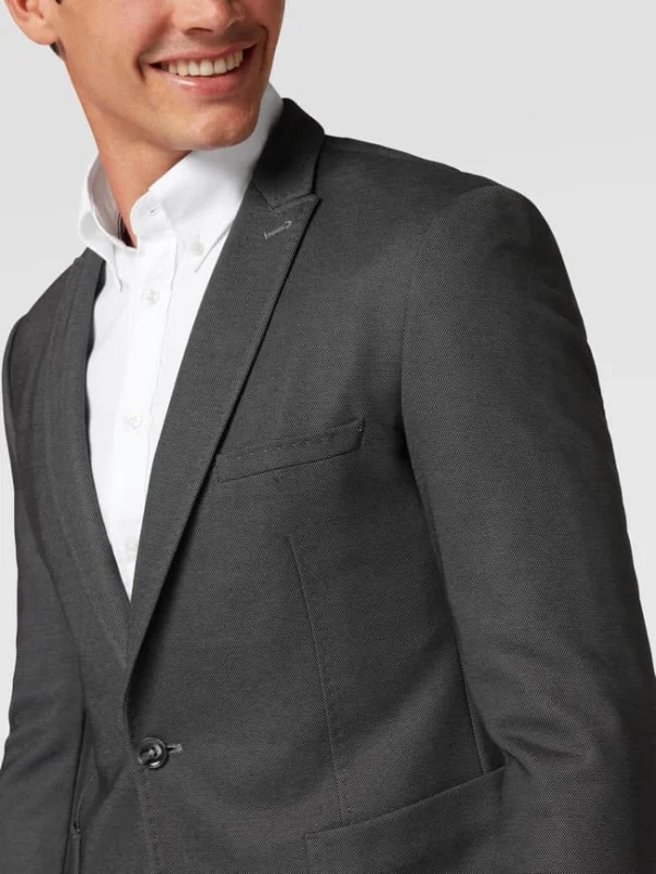 Angebote ? Cinque Slim Fit 2-Knopf-Sakko Mit Viskose-Anteil Modell ‘Cirelli’ – Hellgrau ? 4