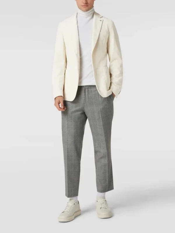 Schlussverkauf ? BOSS Slim Fit 2-Knopf-Sakko Aus Cord Modell ‘Hanry’ – Offwhite ? 1