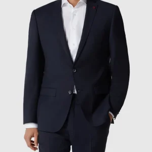 Brandneu ? Roy Robson Slim Fit 2-Knopf-Sakko Aus Schurwolle ‘Techno Suit’ – Marineblau ⌛ 13