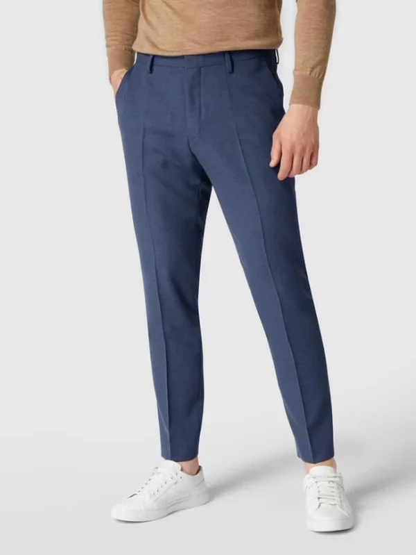 Coupon ? Tiger Of Sweden Regular Fit Anzughose ‘Traveler’ Mit Stretch-Anteil Modell ‘Thodd’ – Blau ? 5