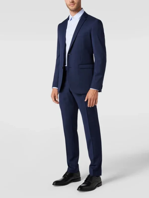 Rabatt ⌛ Matinique Slim FIt 2-Knopf-Sakko Mit Stretch-Anteil Modell ‘George’ – Marineblau ? 1