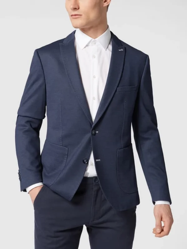 Angebote ? Cinque Slim Fit 2-Knopf-Sakko Mit Viskose-Anteil Modell ‘Cirelli’ – Blau ? 5