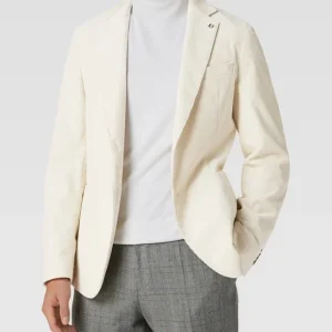 Schlussverkauf ? BOSS Slim Fit 2-Knopf-Sakko Aus Cord Modell ‘Hanry’ – Offwhite ? 13