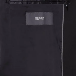 Aktion ? Esprit Collection Slim Fit 2-Knopf-Sakko Mit Stretch-Anteil – Schwarz ⌛ 19