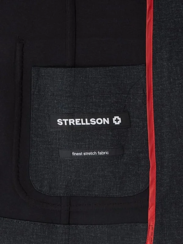 Großhandel ? Strellson Slim Fit 2-Knopf-Sakko Aus Jersey Modell ‘Acon’ – Schwarz ? 6